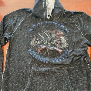 *LIKE NEW* Affliction Thermal Hoodie, Reversible, XL
